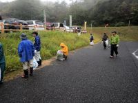 総社市主催の活動です。 あいにくの雨天でしたが、参加された方々は文字通り、アメニモマケズ、活動をされていました